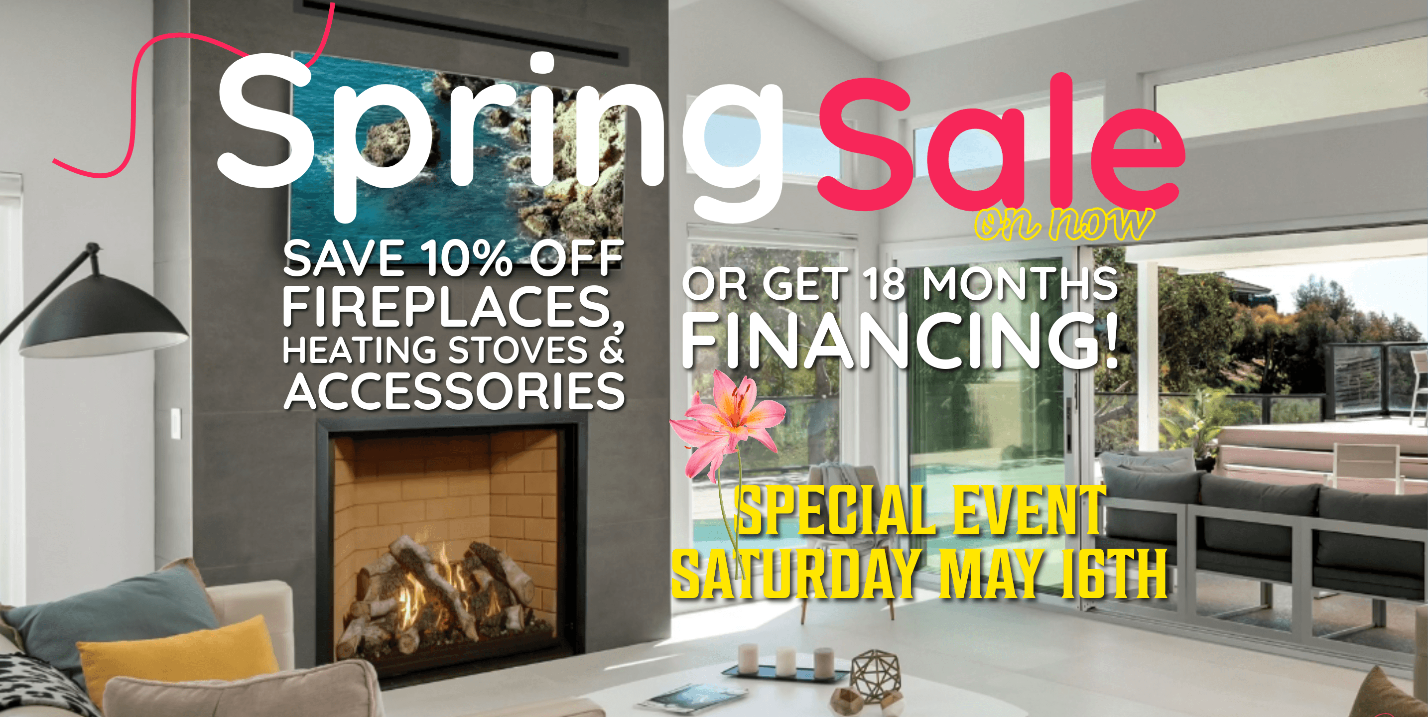 Sale on fireplaces, fireplace insert, gas fireplaces, wood burning stoves, pellet stoves. Spring Sale at Luce's Chimney and Stove Shop, Toledo Ohio.