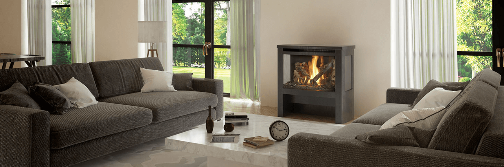 Gas heating stoves near you at Luce's Chimney and Stove Shop.