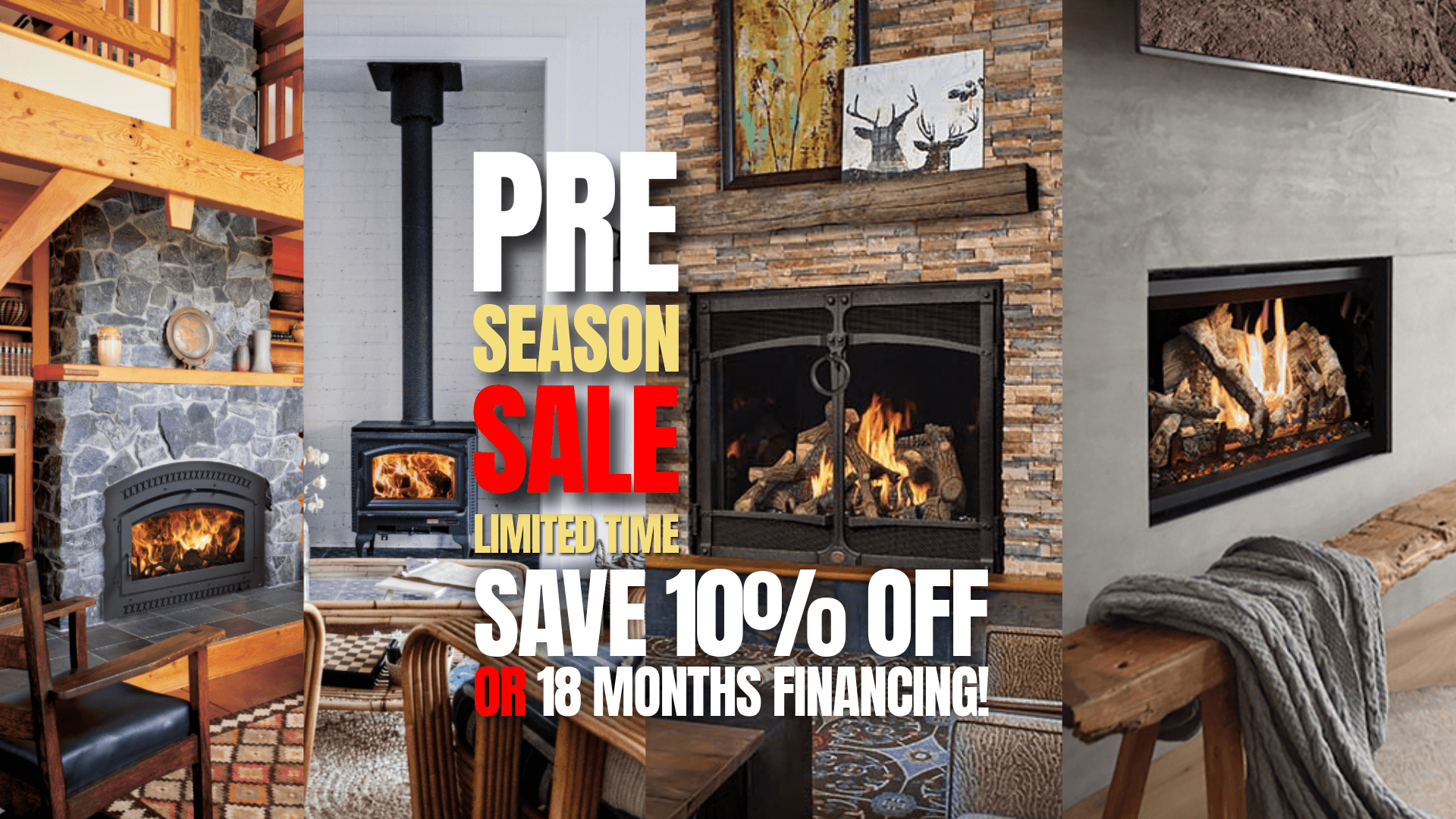 Preseason Fireplace Sale at Luce's Chimney and Stove Shop